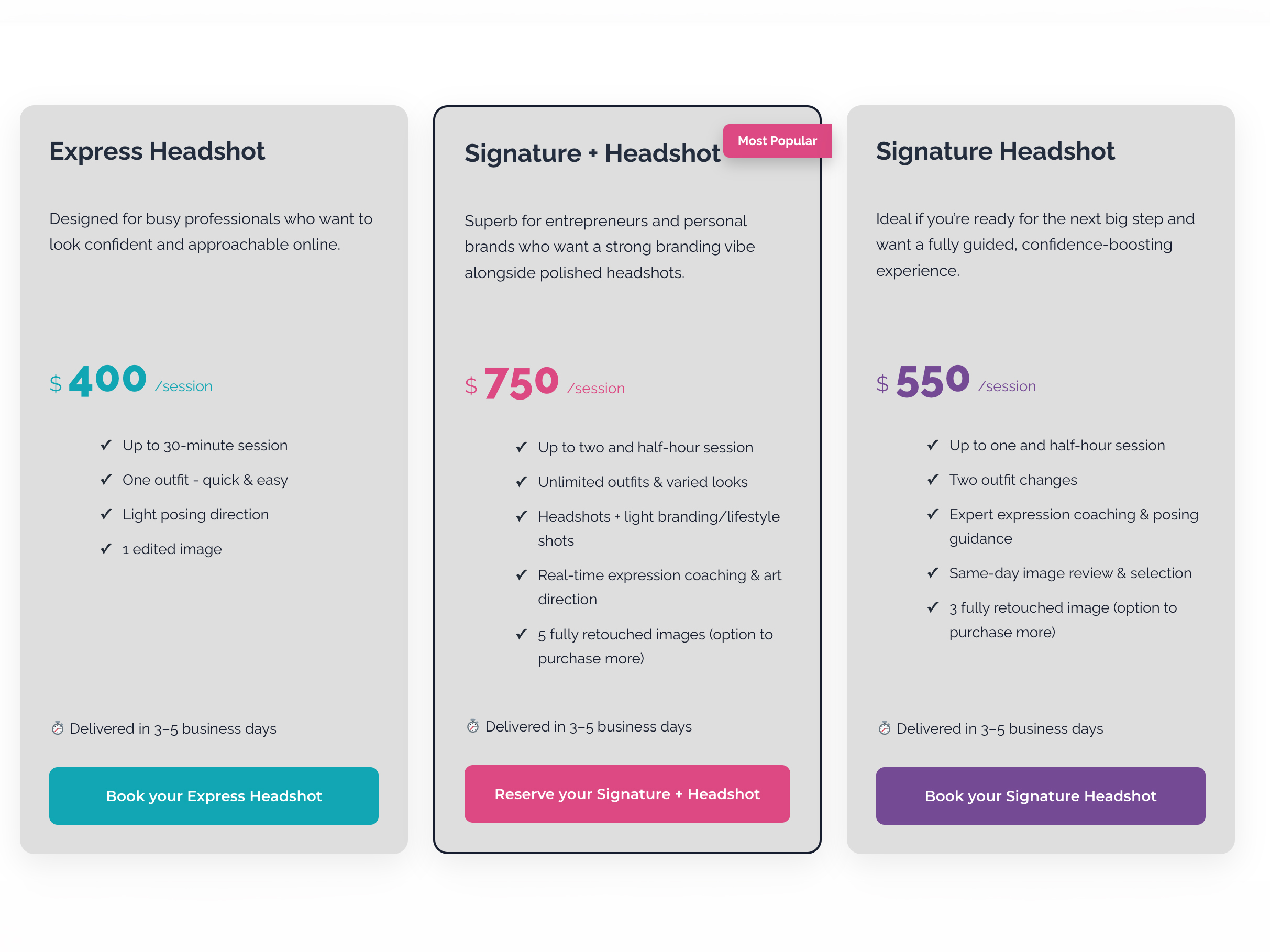 How much do professional headshots cost?